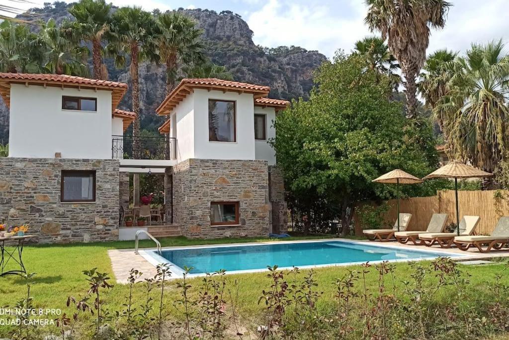 Villa Merry - Dalyan Stonehouse With Palmtrees, 50M To River Ortaca  Eksteriør billede
