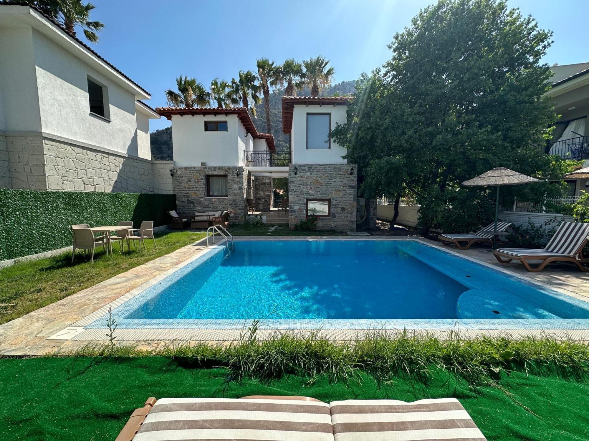 Villa Merry - Dalyan Stonehouse With Palmtrees, 50M To River Ortaca  Eksteriør billede